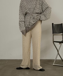 lawgy | original ami knit pants(その他パンツ)