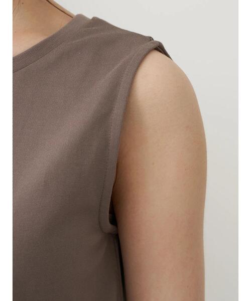 earth music&ecology（アースミュージックアンドエコロジー）の「オーガニックコットンノースリプルオーバー　＊（Tシャツ/カットソー・レディース・オフホワイト/ブラック/モカ/ピンク・FREE）」の14枚目の写真