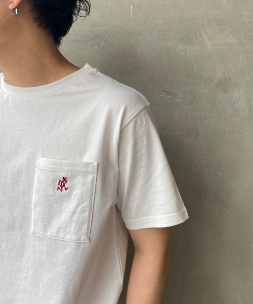 Gramicci（グラミチ）の「[GRAMICCI/グラミチ] ワンポイントロゴTシャツ（Tシャツ/カットソー・レディース・グレー/ブラック/ホワイト・L/M/XL）」の16枚目の写真