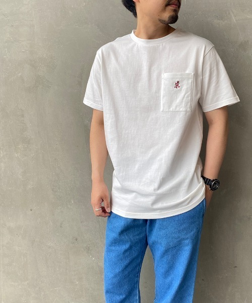 Gramicci（グラミチ）の「[GRAMICCI/グラミチ] ワンポイントロゴTシャツ（Tシャツ/カットソー・レディース・グレー/ブラック/ホワイト・L/M/XL）」の11枚目の写真