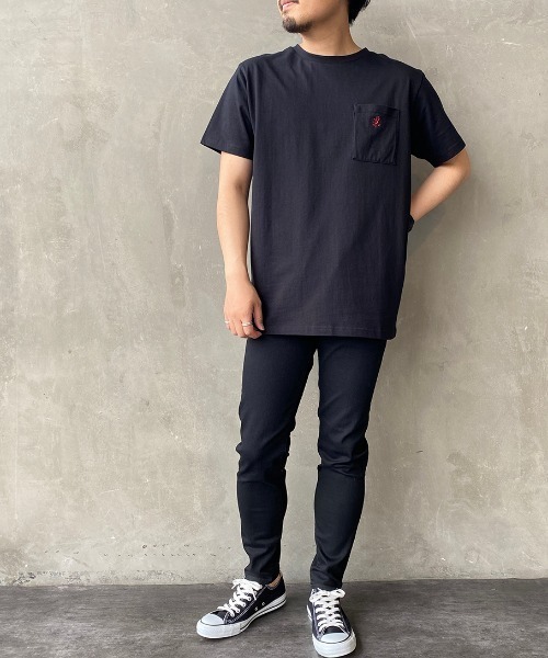 Gramicci（グラミチ）の「[GRAMICCI/グラミチ] ワンポイントロゴTシャツ（Tシャツ/カットソー・レディース・グレー/ブラック/ホワイト・L/M/XL）」の14枚目の写真