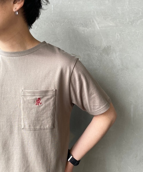 Gramicci（グラミチ）の「[GRAMICCI/グラミチ] ワンポイントロゴTシャツ（Tシャツ/カットソー・レディース・グレー/ブラック/ホワイト・L/M/XL）」の8枚目の写真