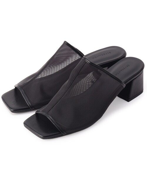 ESPERANZA（エスペランサ）の「シアーメッシュサンダル（サンダル・レディース・ブラック/ベージュ/ブラウン系・S/M/LL/L）」の5枚目の写真