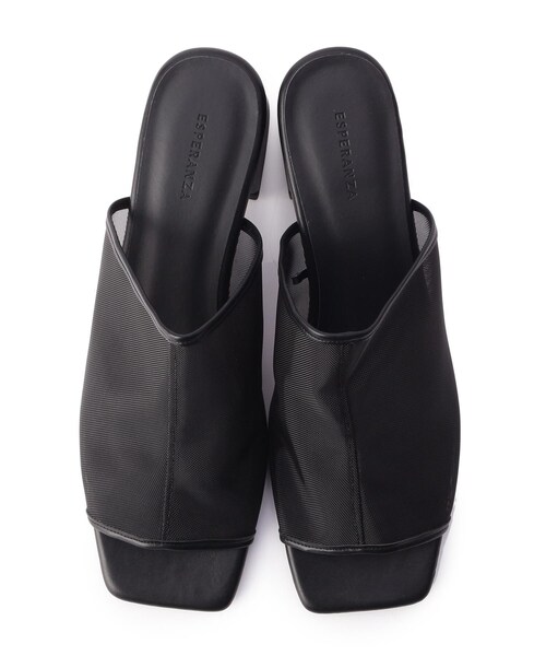 ESPERANZA（エスペランサ）の「シアーメッシュサンダル（サンダル・レディース・ブラック/ベージュ/ブラウン系・S/M/LL/L）」の8枚目の写真