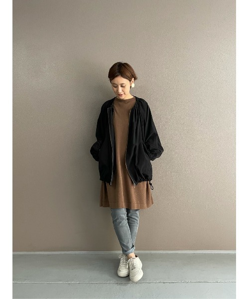 BEARDSLEY（ビアズリー）の「ギマBIGニット（ニット/セーター・レディース・ネイビー/ブラウン/レッド・FREE）」の14枚目の写真