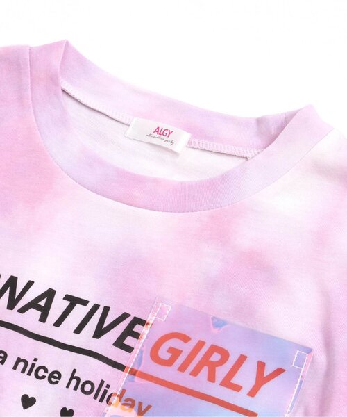 algy(アルジー)の「/タイダイTワンピ(ワンピース・キッズ・ミント/サックスブルー/ピンク・MEDIUM/XXX-SMALL/X-SMALL/SMALL/XX-SMALL)」の9枚目の写真