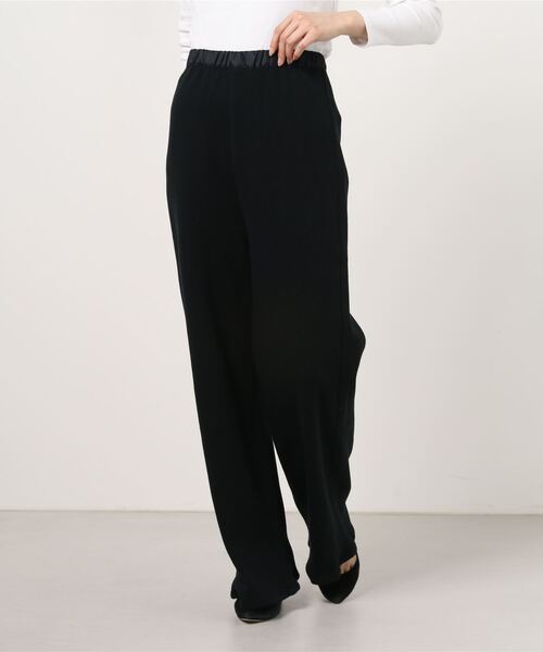 SHIROMA（シロマ）の「SHIROMA（シロマ）リブパンツ（その他パンツ・レディース・カーキ/ブラック・FREE）」の2枚目の写真