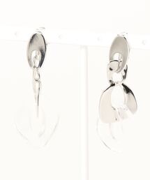 クリアチェーンイヤリング