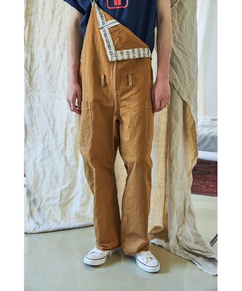 AlexanderLeeChang（アレキサンダーリーチャン）の「AlexanderLeeChang/アレキサンダーリーチャン OVERALLS 21（サロペット/オーバーオール・メンズ・ライトパープル/ベージュ/チャコール・3/2）」の2枚目の写真