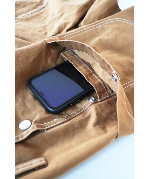 AlexanderLeeChang（アレキサンダーリーチャン）の「AlexanderLeeChang/アレキサンダーリーチャン OVERALLS 21（サロペット/オーバーオール・メンズ・ライトパープル/ベージュ/チャコール・3/2）」の13枚目の写真