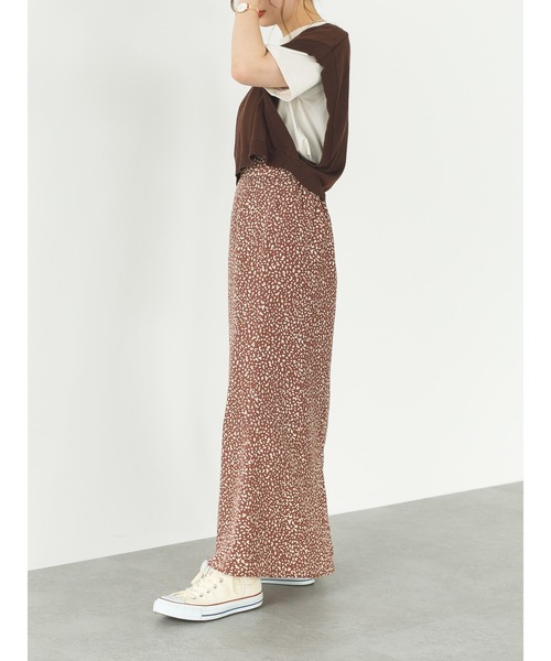 SLURR(スラ―)の「レオパード柄マーメイドロングスカート(スカート・レディース・ブラウン/アイボリー・FREE)」の12枚目の写真