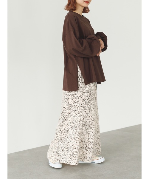 SLURR(スラ―)の「レオパード柄マーメイドロングスカート(スカート・レディース・ブラウン/アイボリー・FREE)」の16枚目の写真