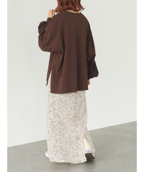 SLURR(スラ―)の「レオパード柄マーメイドロングスカート(スカート・レディース・ブラウン/アイボリー・FREE)」の18枚目の写真