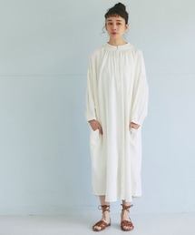 and R | タックフリルワンピース(シャツワンピース)