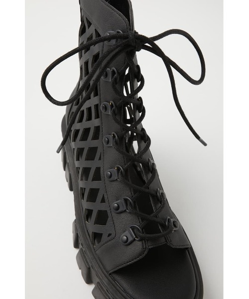 MOUSSY(マウジー)の「BACK ZIPPER MIDDLE ブーツ(ブーツ・レディース・キャメル/ブラック・MEDIUM/LARGE/SMALL)」の20枚目の写真