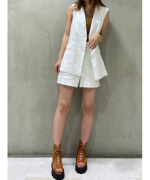 MOUSSY(マウジー)の「BACK ZIPPER MIDDLE ブーツ(ブーツ・レディース・キャメル/ブラック・MEDIUM/LARGE/SMALL)」の12枚目の写真