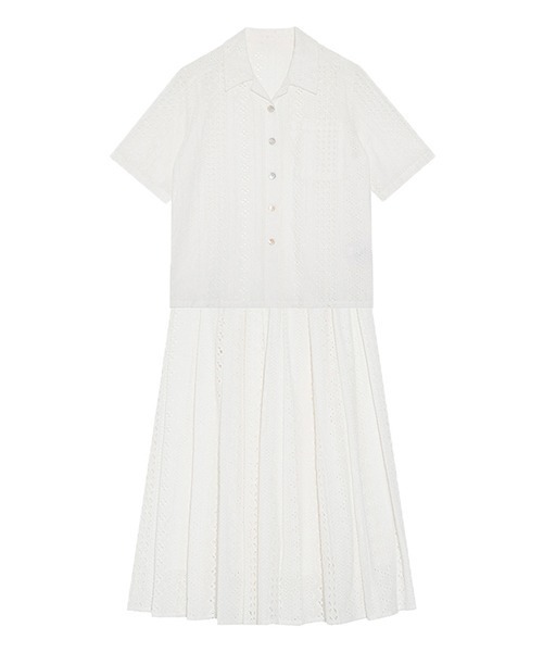 Fano Studios（ファノ ストゥディオズ）の「【Fano Studios】Geometry lace skirt FX21T001S（スカート・レディース・ホワイト・S/M/L）」の18枚目の写真