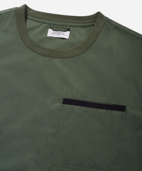 Saturdays NYC(サタデーズ ニューヨークシティ )の「Kenji Windbreaker Tee(その他トップス・メンズ・ネイビー/オリーブ・X-SMALL/S/M/L/XL)」の6枚目の写真
