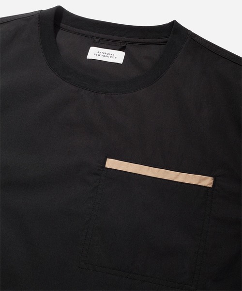 Saturdays NYC(サタデーズ ニューヨークシティ )の「Kenji Windbreaker Tee(その他トップス・メンズ・ネイビー/オリーブ・X-SMALL/S/M/L/XL)」の5枚目の写真