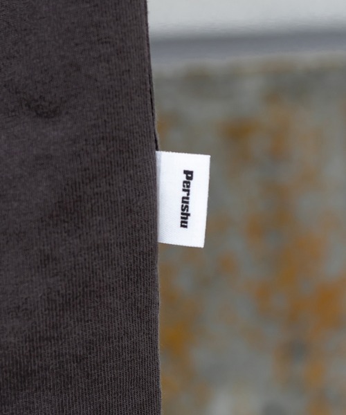 Perushu(ペルーシュ)の「ユーズドライクロックTシャツ(Tシャツ/カットソー・メンズ・ホワイト/チャコールグレー/ダークグリーン・MEDIUM/LARGE)」の19枚目の写真