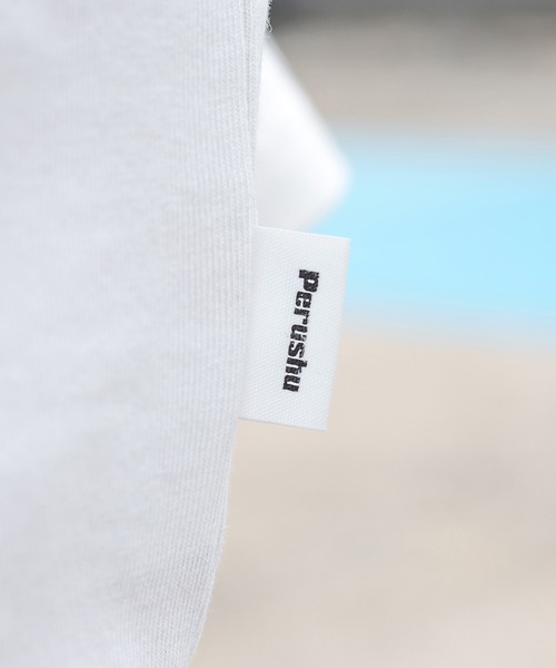 Perushu(ペルーシュ)の「ユーズドライクロックTシャツ(Tシャツ/カットソー・メンズ・ホワイト/チャコールグレー/ダークグリーン・MEDIUM/LARGE)」の5枚目の写真