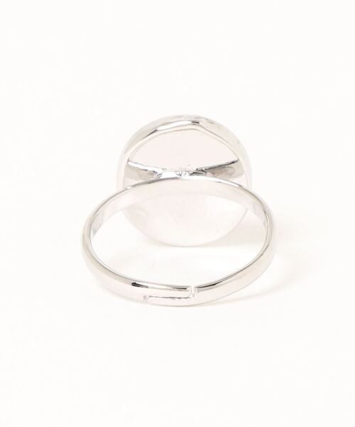 BROTHERHOOD（ブラザーフッド）の「【earyear】オーバルストーン リング シルバー（リング・レディース・ピンク/グレー/オレンジ/ホワイト/アイボリー/ブルー/クリア/グリーン・FREE）」の9枚目の写真