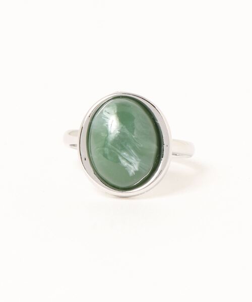 BROTHERHOOD（ブラザーフッド）の「【earyear】オーバルストーン リング シルバー（リング・レディース・ピンク/グレー/オレンジ/ホワイト/アイボリー/ブルー/クリア/グリーン・FREE）」の21枚目の写真