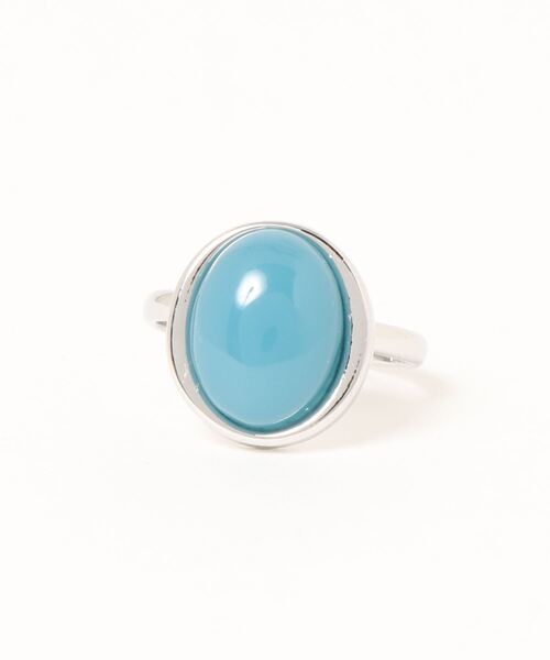BROTHERHOOD（ブラザーフッド）の「【earyear】オーバルストーン リング シルバー（リング・レディース・ピンク/グレー/オレンジ/ホワイト/アイボリー/ブルー/クリア/グリーン・FREE）」の22枚目の写真
