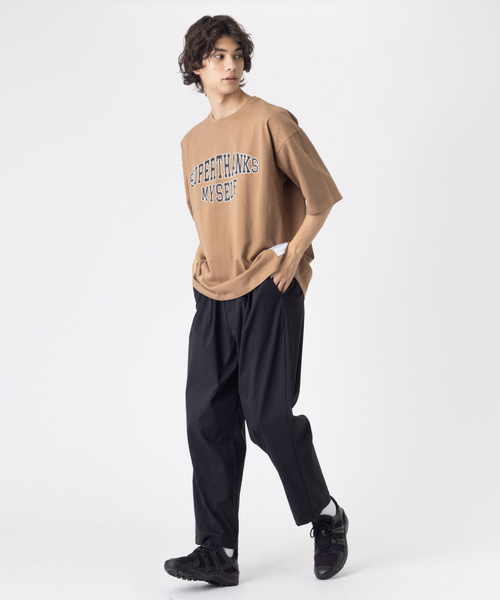 SUPERTHANKS(スーパーサンクス)の「【別注】SUPERTHANKS(スーパーサンクス) カレッジ ロゴ Tシャツ(Tシャツ/カットソー・メンズ・ホワイト/ブラック/ベージュ/ホワイト系その他/ブラック系その他・46/48)」の11枚目の写真