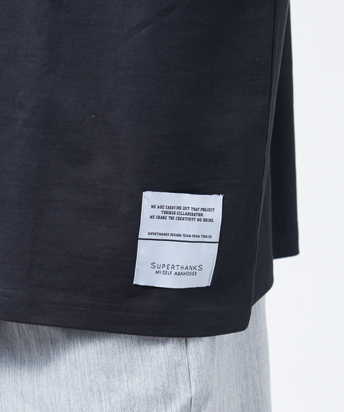 SUPERTHANKS(スーパーサンクス)の「【別注】SUPERTHANKS(スーパーサンクス) カレッジ ロゴ Tシャツ(Tシャツ/カットソー・メンズ・ホワイト/ブラック/ベージュ/ホワイト系その他/ブラック系その他・46/48)」の19枚目の写真