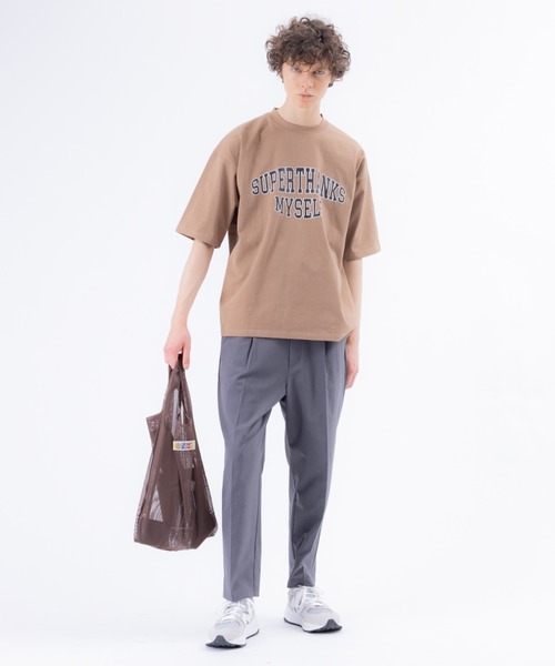 SUPERTHANKS(スーパーサンクス)の「【別注】SUPERTHANKS(スーパーサンクス) カレッジ ロゴ Tシャツ(Tシャツ/カットソー・メンズ・ホワイト/ブラック/ベージュ/ホワイト系その他/ブラック系その他・46/48)」の7枚目の写真