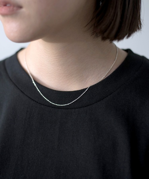 SETUP7（セットアップセブン）の「【SETUP7】シルバーチェーンネックレス　STYLE-A NKS（ネックレス・レディース・シルバー・FREE）」の3枚目の写真