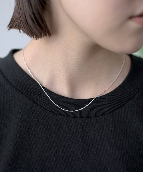 SETUP7（セットアップセブン）の「【SETUP7】シルバーチェーンネックレス　STYLE-A NKS（ネックレス・レディース・シルバー・FREE）」の4枚目の写真