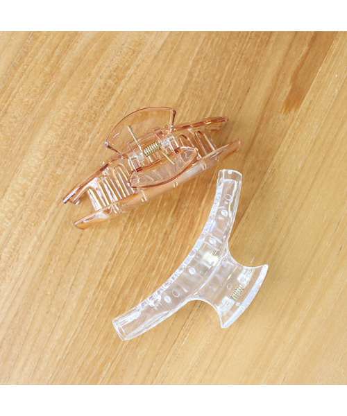 MODE ROBE(モードローブ)の「ヘアクリップ(バレッタ/ヘアクリップ・レディース・ブラウン/クリア・FREE)」の12枚目の写真