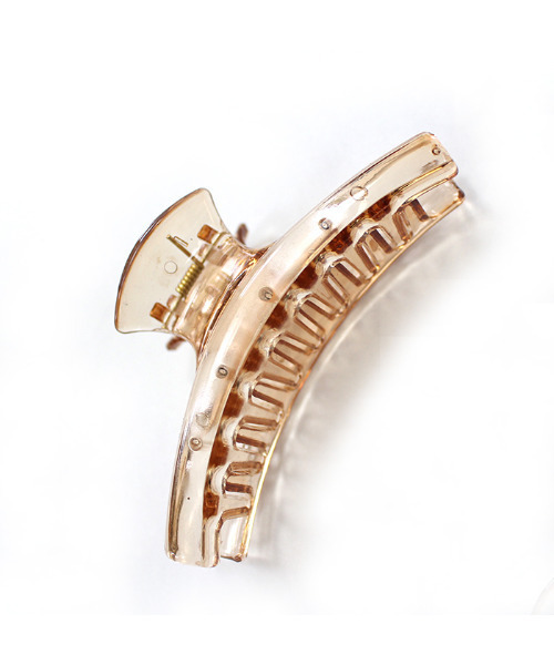 MODE ROBE(モードローブ)の「ヘアクリップ(バレッタ/ヘアクリップ・レディース・ブラウン/クリア・FREE)」の16枚目の写真