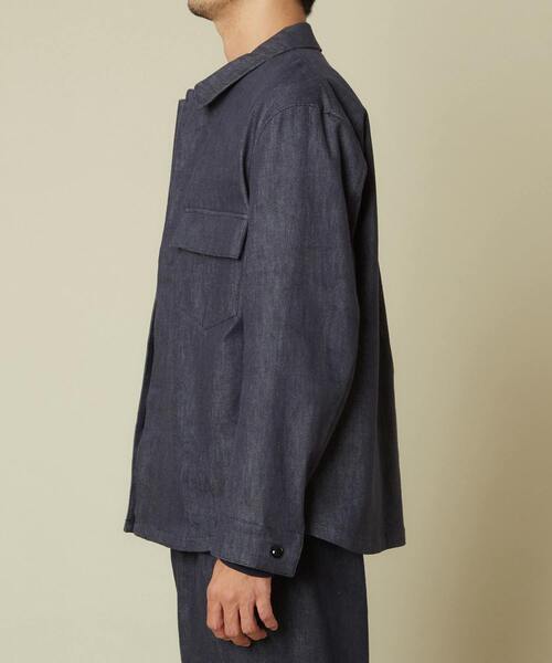 EYE. D WEARing(アイディウェアリング)の「EYE.D WEARing ストレッチデニムCPOジャケット(ブルゾン・メンズ・インディゴブルー・4/3)」の3枚目の写真