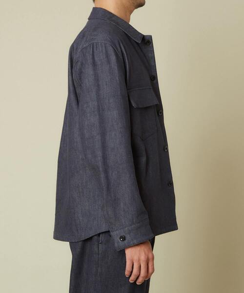 EYE. D WEARing(アイディウェアリング)の「EYE.D WEARing ストレッチデニムCPOジャケット(ブルゾン・メンズ・インディゴブルー・4/3)」の5枚目の写真