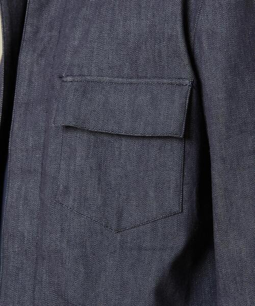 EYE. D WEARing(アイディウェアリング)の「EYE.D WEARing ストレッチデニムCPOジャケット(ブルゾン・メンズ・インディゴブルー・4/3)」の8枚目の写真