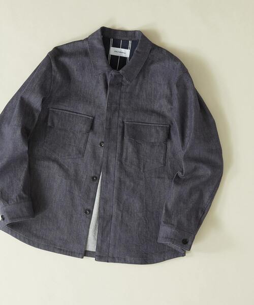 EYE. D WEARing(アイディウェアリング)の「EYE.D WEARing ストレッチデニムCPOジャケット(ブルゾン・メンズ・インディゴブルー・4/3)」の10枚目の写真