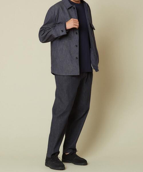 EYE. D WEARing(アイディウェアリング)の「EYE.D WEARing ストレッチデニムCPOジャケット(ブルゾン・メンズ・インディゴブルー・4/3)」の11枚目の写真