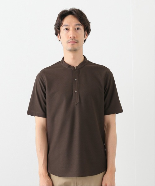 EDIFICE(エディフィス)の「バンドカラー ポロシャツ(ポロシャツ・メンズ・ホワイト/ネイビー/ブラウン・SMALL/MEDIUM/LARGE/X-LARGE)」の21枚目の写真