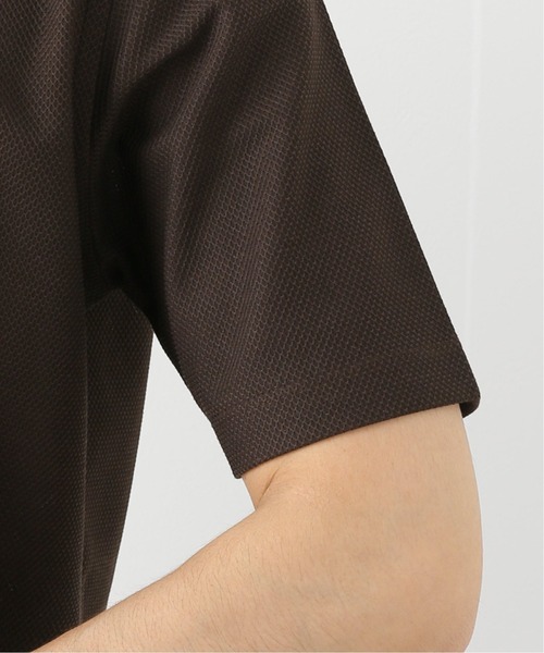 EDIFICE(エディフィス)の「バンドカラー ポロシャツ(ポロシャツ・メンズ・ホワイト/ネイビー/ブラウン・SMALL/MEDIUM/LARGE/X-LARGE)」の18枚目の写真