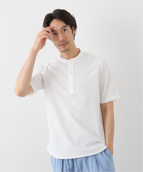 EDIFICE(エディフィス)の「バンドカラー ポロシャツ(ポロシャツ・メンズ・ホワイト/ネイビー/ブラウン・SMALL/MEDIUM/LARGE/X-LARGE)」の19枚目の写真