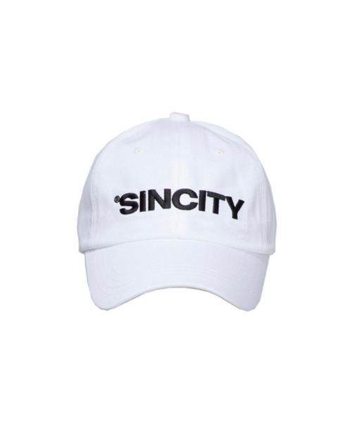 SINCITY（シンシティ）の「【SINCITY】Sincity logo cap（キャップ・メンズ・ホワイト/ネイビー・ONE SIZE）」の6枚目の写真