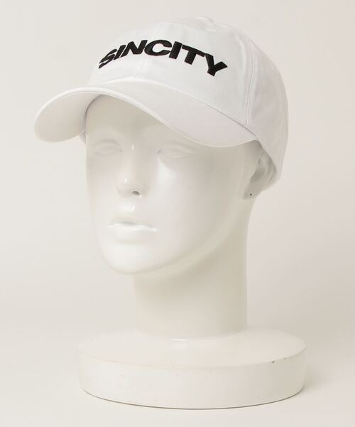 SINCITY（シンシティ）の「【SINCITY】Sincity logo cap（キャップ・メンズ・ホワイト/ネイビー・ONE SIZE）」の9枚目の写真