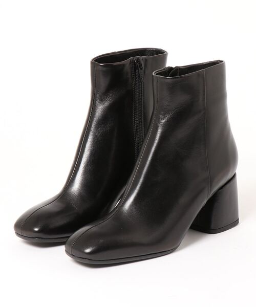 FABIO RUSCONI（ファビオルスコーニ）の「【FABIO RUSCONI】スクエアトウサイドシームブーツ(F13039)（ブーツ・レディース・ブラック/グレー・38/35/36/37/39）」の6枚目の写真