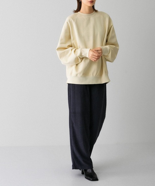 KBF（ケイビーエフ）の「ジャガードパイルパンツ（その他パンツ・レディース・チャコールグレー/ピンク/アイボリー・ONE）」の18枚目の写真