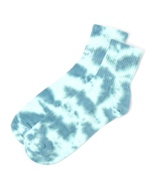 LAKOLE（ラコレ）の「タイダイショートソックス / 950765（ソックス/靴下・メンズ・ブラック/ブラウン/ロイヤルブルー・FREE）」の3枚目の写真