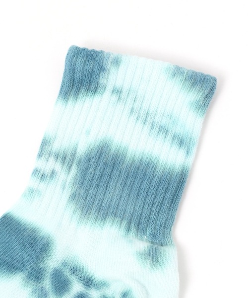 LAKOLE（ラコレ）の「タイダイショートソックス / 950765（ソックス/靴下・メンズ・ブラック/ブラウン/ロイヤルブルー・FREE）」の6枚目の写真