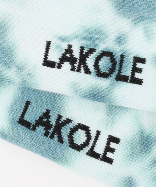 LAKOLE（ラコレ）の「タイダイショートソックス / 950765（ソックス/靴下・メンズ・ブラック/ブラウン/ロイヤルブルー・FREE）」の4枚目の写真